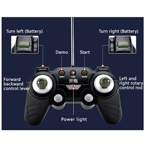 ماشین کنترلی شارژی تانک سبز Remote Control BATTLE TANK 1:32_اسباب بازی